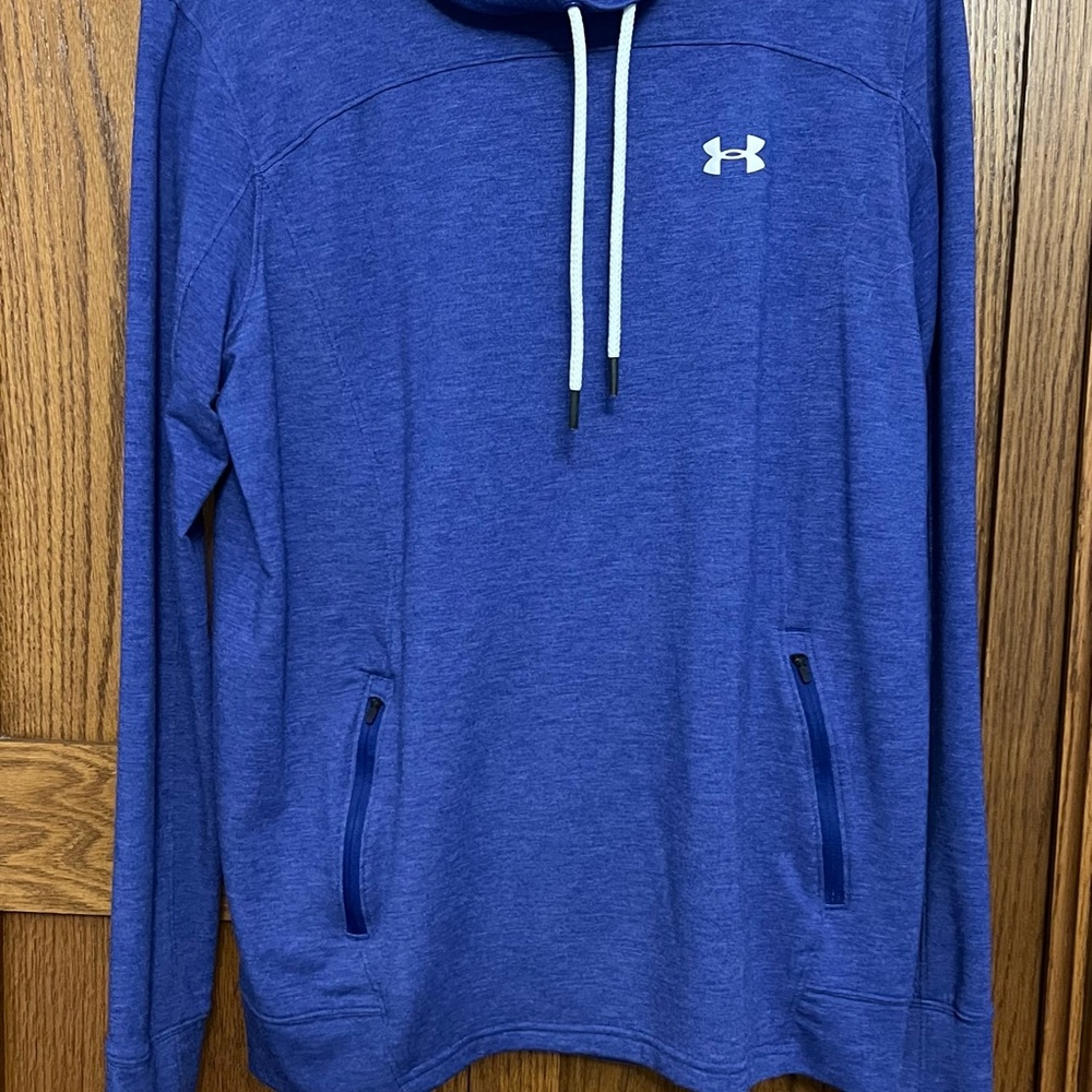 Under Armour Royal Blue Hoodie with Logo